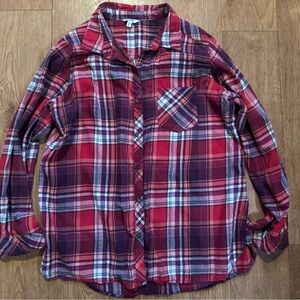 Sonoma Red Plaid Button Down Shirt